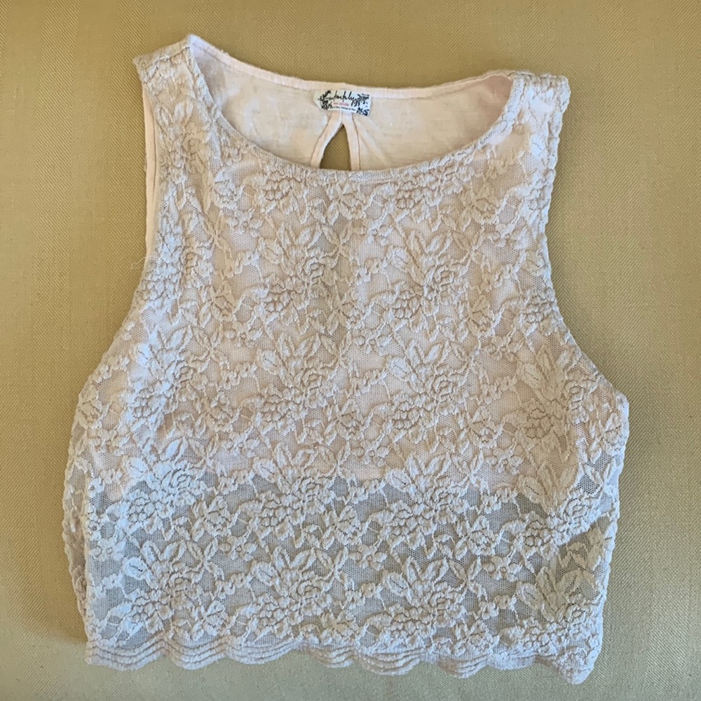 Light pink tank top size S
